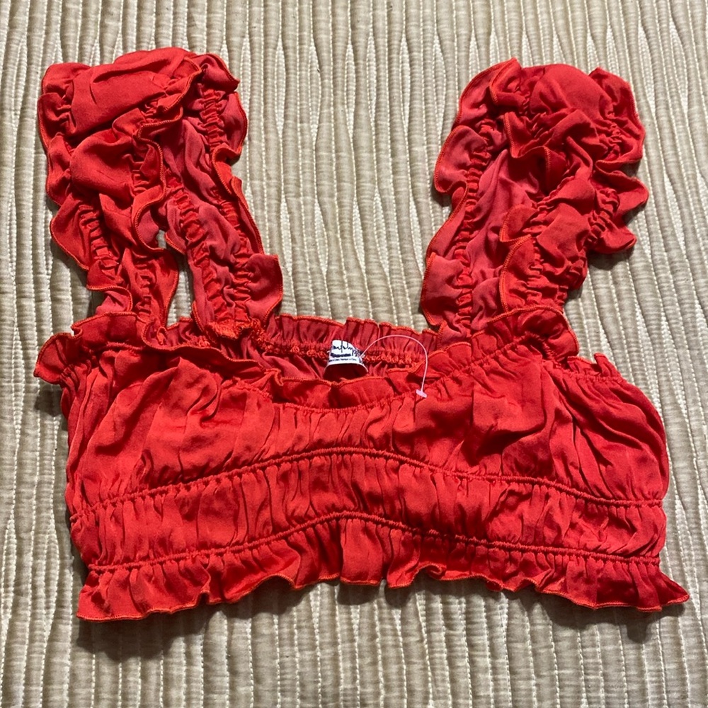 Cropped bra top